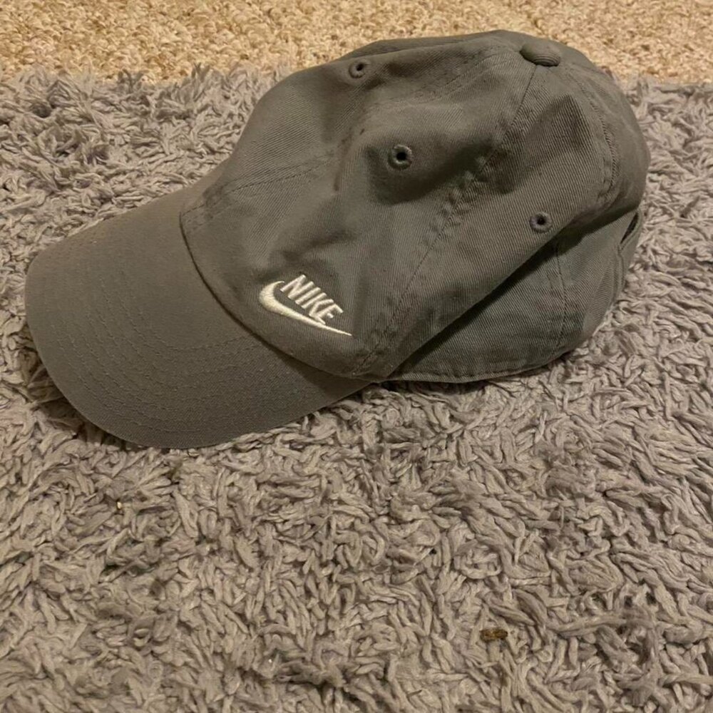 Nike Women's Grey and Black Hat
